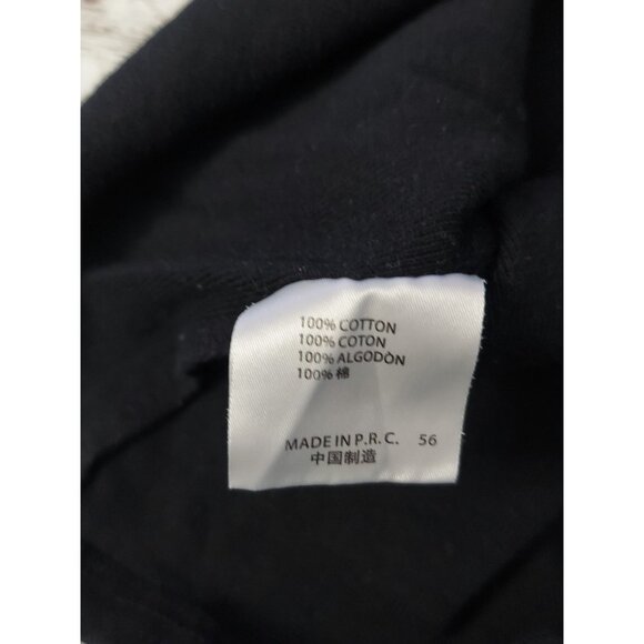 Brandy Melville Tiny Tee Embroidered Dragon Black Stretchy 90s Style T-shirt - Picture 5 of 7